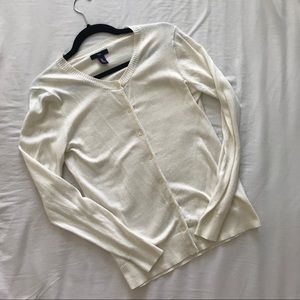 Gap White Cardigan